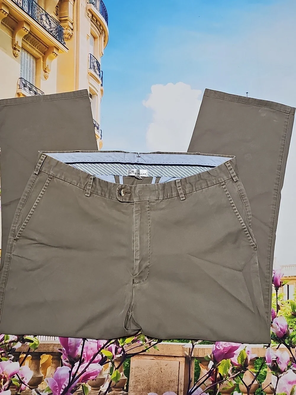 Peter Millar Tan Chino Pants Size‎ 36